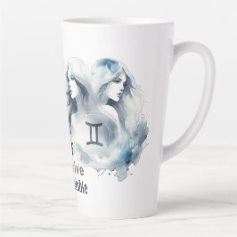 Custom Gemini Twins Tracks Zodiac Signage Geburtst Milchtasse