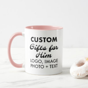Custom Geschenke für Ihn Pink Combo Tasse 11oz.