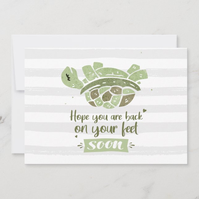 Custom Get well bald hoffen, dass Sie wieder auf F (Vorderseite)