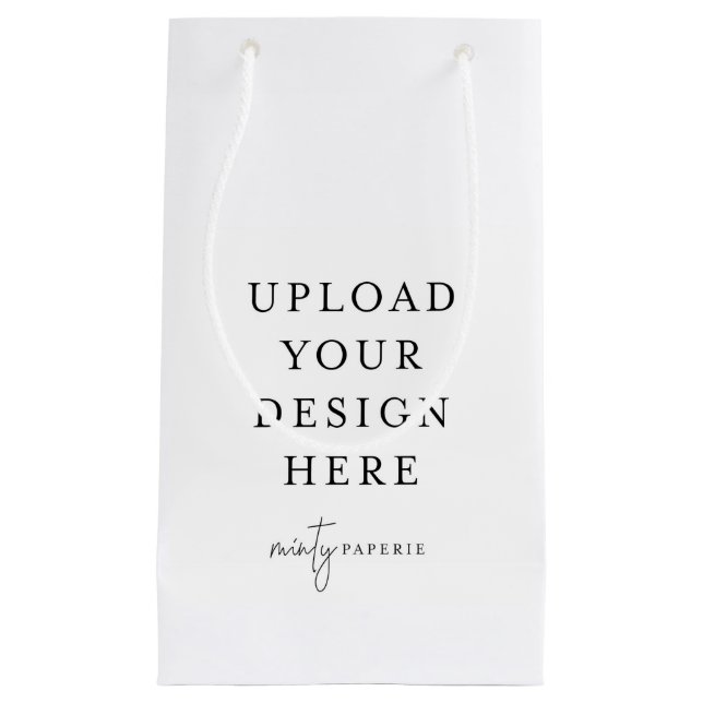 Custom Gift Bag, 5" x 8,5" Kleine Geschenktüte (Vorderseite)