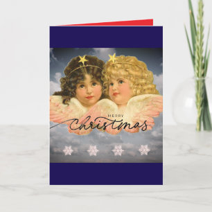 CUSTOM GIFT BAG FÜR TWIN ANGELN VINTAG KARTE