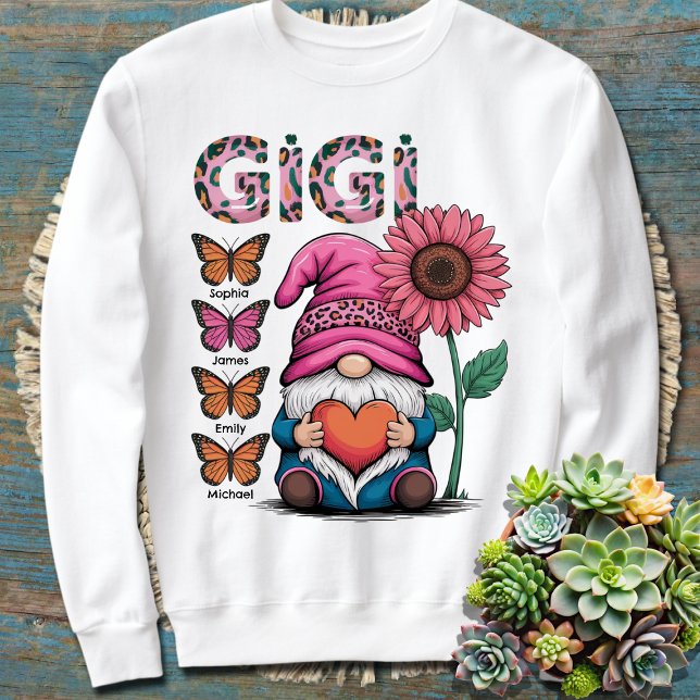 Custom Gigi mit Grandkids Names Oma Geschenk Sweatshirt (Von Creator hochgeladen)