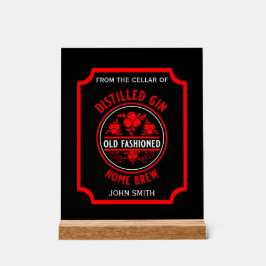 Custom Gin Flasche Acrylschild