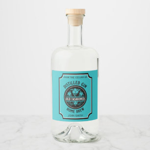 Custom Gin Flasche Alkoholflaschenetikett