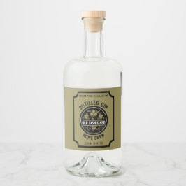 Custom Gin Flasche Alkoholflaschenetikett