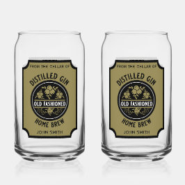 Custom Gin Flasche Dosenglas