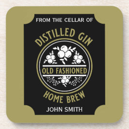 Custom Gin Flasche Getränkeuntersetzer