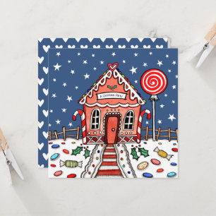 Custom Gingerbread House Einladung