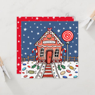 Custom Gingerbread House Einladung