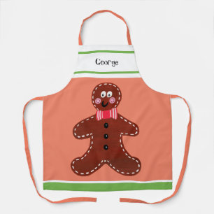 Custom Gingerbread Man Weihnachten Schürze