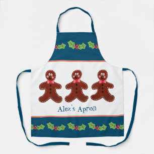 Custom Gingerbread Man Weihnachten Schürze