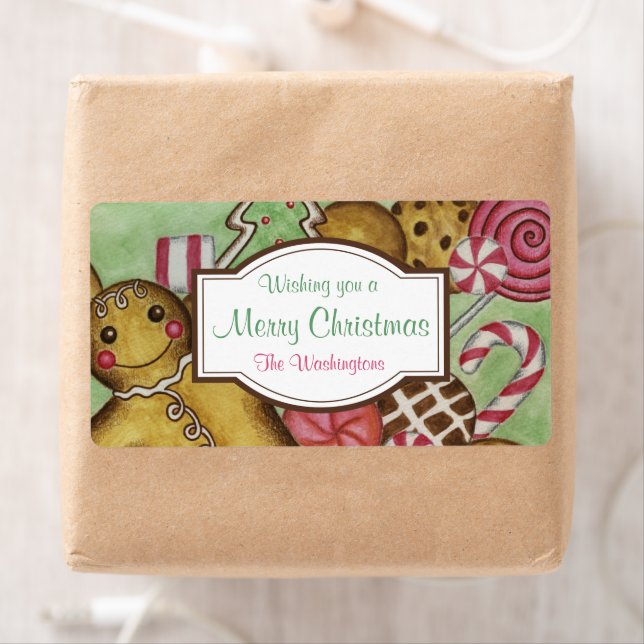 Custom Gingerbrot Weihnachtsmarken (Insitu)