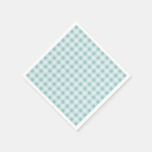 Custom Gingham Karo karierte Muster Papierserviett Serviette