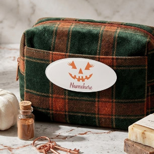 Custom Girl Kürbislaterne Pumpkin Halloween Namenschild