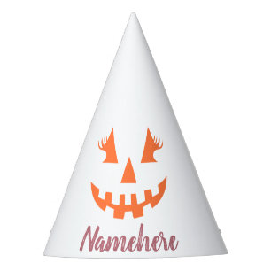 Custom Girl Kürbislaterne Pumpkin Halloween Partyhütchen