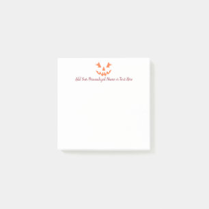Custom Girl Kürbislaterne Pumpkin Halloween Post-it Klebezettel
