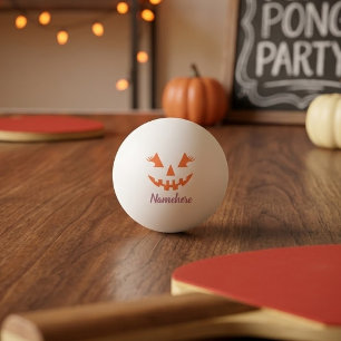 Custom Girl Kürbislaterne Pumpkin Halloween Tischtennisball