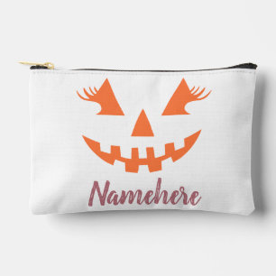 Custom Girl Kürbislaterne Pumpkin Halloween Zubehörtasche