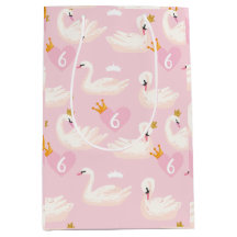Custom Girl Royal Swan Princess Pink Birthday