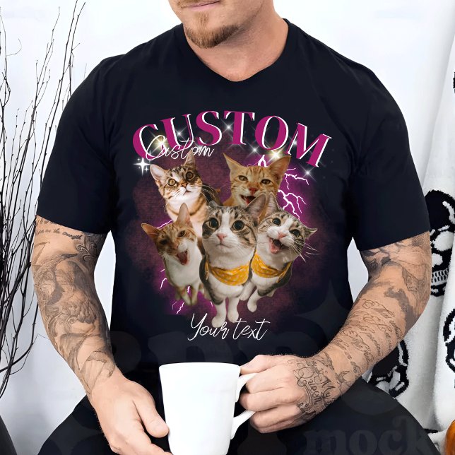 Custom Girlfriend Face Bootleg Rap T-Shirt (Von Creator hochgeladen)