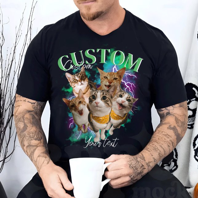 Custom Girlfriend Face Bootleg Rap T-Shirt (Von Creator hochgeladen)