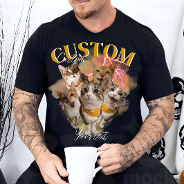 Custom Girlfriend Face Bootleg Rap T-Shirt