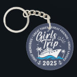 Custom Girls Trip Group Matching Cruise Vacation Schlüsselanhänger<br><div class="desc">Dieser T - Shirt ist die perfekte Uniform für Ihre 2025 Girls Trip Reise,  Bachelorette Bash,  Kreuzfahrt oder Wochenendreise. Dieses Gepäckanhänger eignet sich ideal für Fotos,  Strandspaziergänge,  Weintouren oder einfach nur für ein kleines,  stilvolles Chaos.</div>