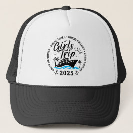 Custom Girls Trip Group Matching Cruise Vacation Truckerkappe