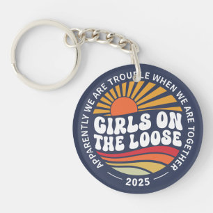 Custom Girls Trip Group Matching Summer Vacation Schlüsselanhänger