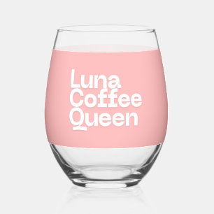 Custom Glass Cup Personalisiertes klares Trinkgl Weinglas Ohne Stiel
