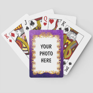 Custom Gold Frame 4 - Bicycle Playing Cards Spielkarten