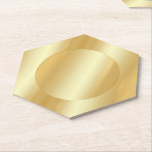 Custom Gold Look Trendy Stylish Blank Template Untersetzer