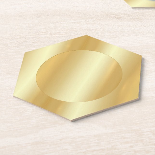 Custom Gold Look Trendy Stylish Blank Template Untersetzer (angewinkelt)