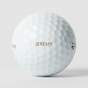 Custom Gold Name Taylor Made Golf Balls Golfball