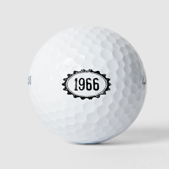 Custom Golf Ball Set für Papa Vatertag Geschenkide (Vorderseite)