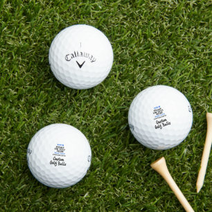 Custom Golf Balls, Geschenk für Vater Personalisie Golfball