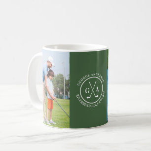 Custom Golf Club Logo Personalisiert Monogram Foto Kaffeetasse