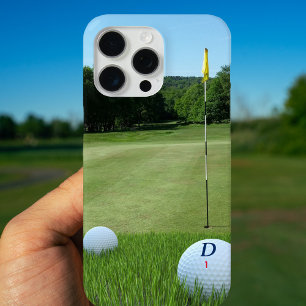 Custom Golf Course Foto Golfer Monogram Fairway title_seo2