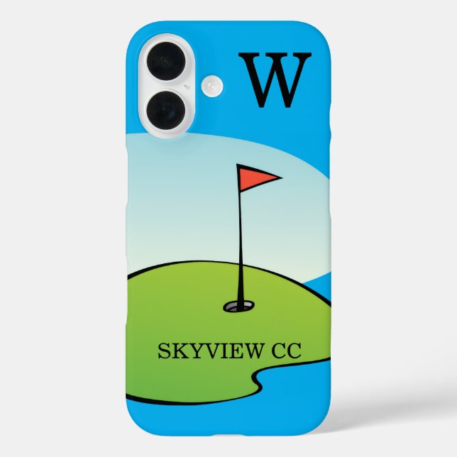 Custom Golf Lover iPhone / iPad case (Rückseite)