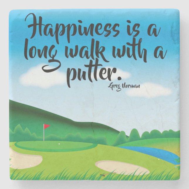 Custom Golf Untersetzer (Vorderseite)