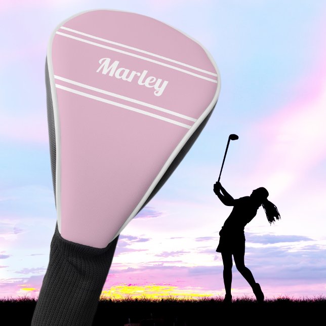 Custom Golfer Pro Sports Classic Ladys Chic Pink Golf Headcover (Custom Golfer Pro Sports Classic Ladies Chic Pink Golf Head Cover)