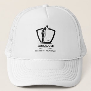 Custom Golfers Name Turnament Golf Hat Truckerkappe