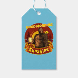 Custom Good Morning Sunshine Funny Bigfoot Kaffee Geschenkanhänger