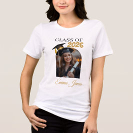 Custom Graduation Photo Shirt Class of 2026