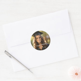 Custom Graduation Photo Stickers - Class of 2026