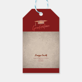 Custom Graduation Thank‑You Tag Geschenkanhänger
