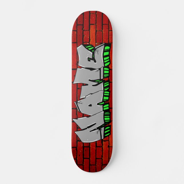 CUSTOM GRAFFITI SKATEBOARD E-MAIL FÜR PERSONALISIE (Vorderseite)
