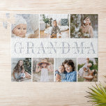 Custom Grandma 7 Foto von Grandchildren Collage<br><div class="desc">Kann man nicht persönlich zusammen sein? Geschenke eine geliebte Großmutter mit diesem Foto Collage Puzzle mit 7 wertvollen Fotos ihrer Enkel,  zusammen mit ihren Namen oder einer benutzerdefinierten Nachricht in der Mitte.</div>