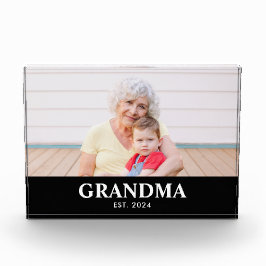 Custom Grandma Established Modern Bold Fotoblock