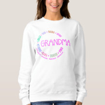 Custom GRANDMA Nana Mimi Gigi Mutter Day Pastel